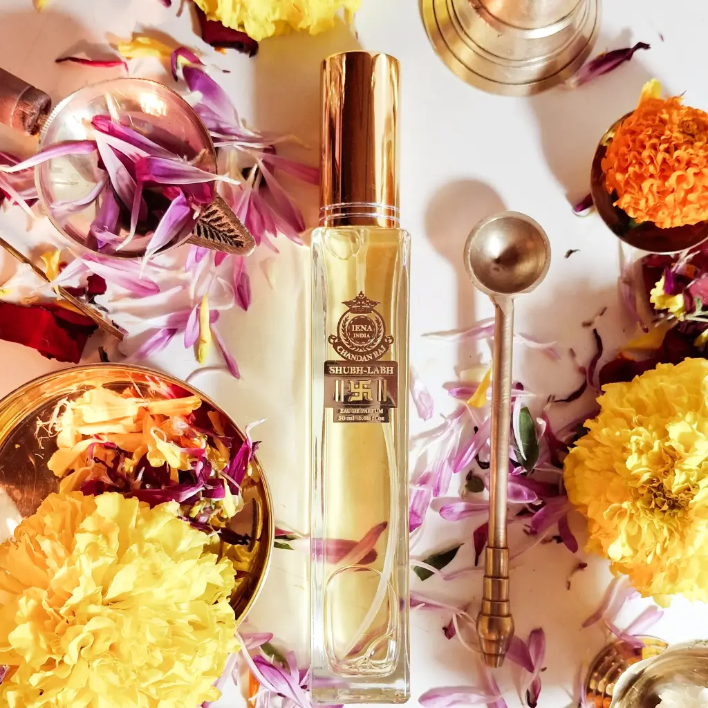 Chandan Raj Subh Labh / Sandalwood - Perfume (Perfume for Good Luck Venus) (Bestseller) (50 ML)
